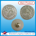 Metal Lions Club Round Coin Badge Badges